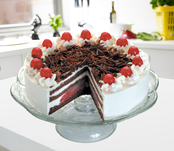 A black forest torte.