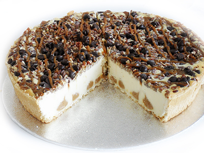 A turtle cheesecake.